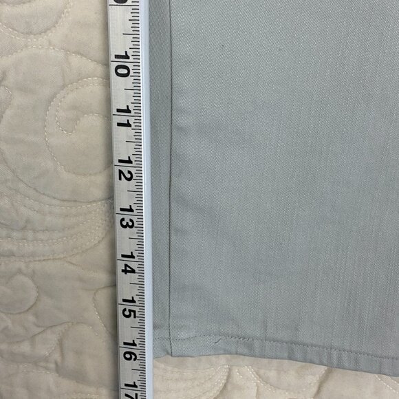 Gloria Vanderbilt Capris 2 LOT Teal Blue and Taupe Size 6 - Picture 11 of 12